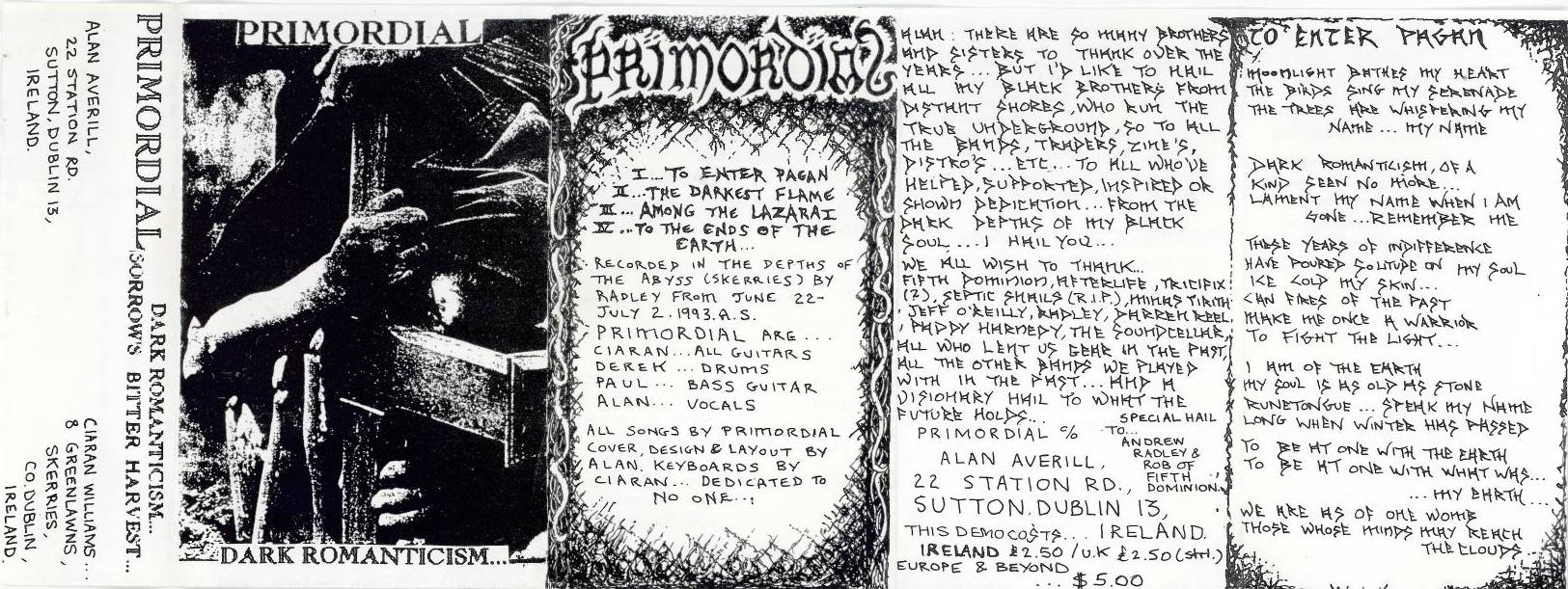 Primordial – Dark Romanticism | Irish Metal Archive