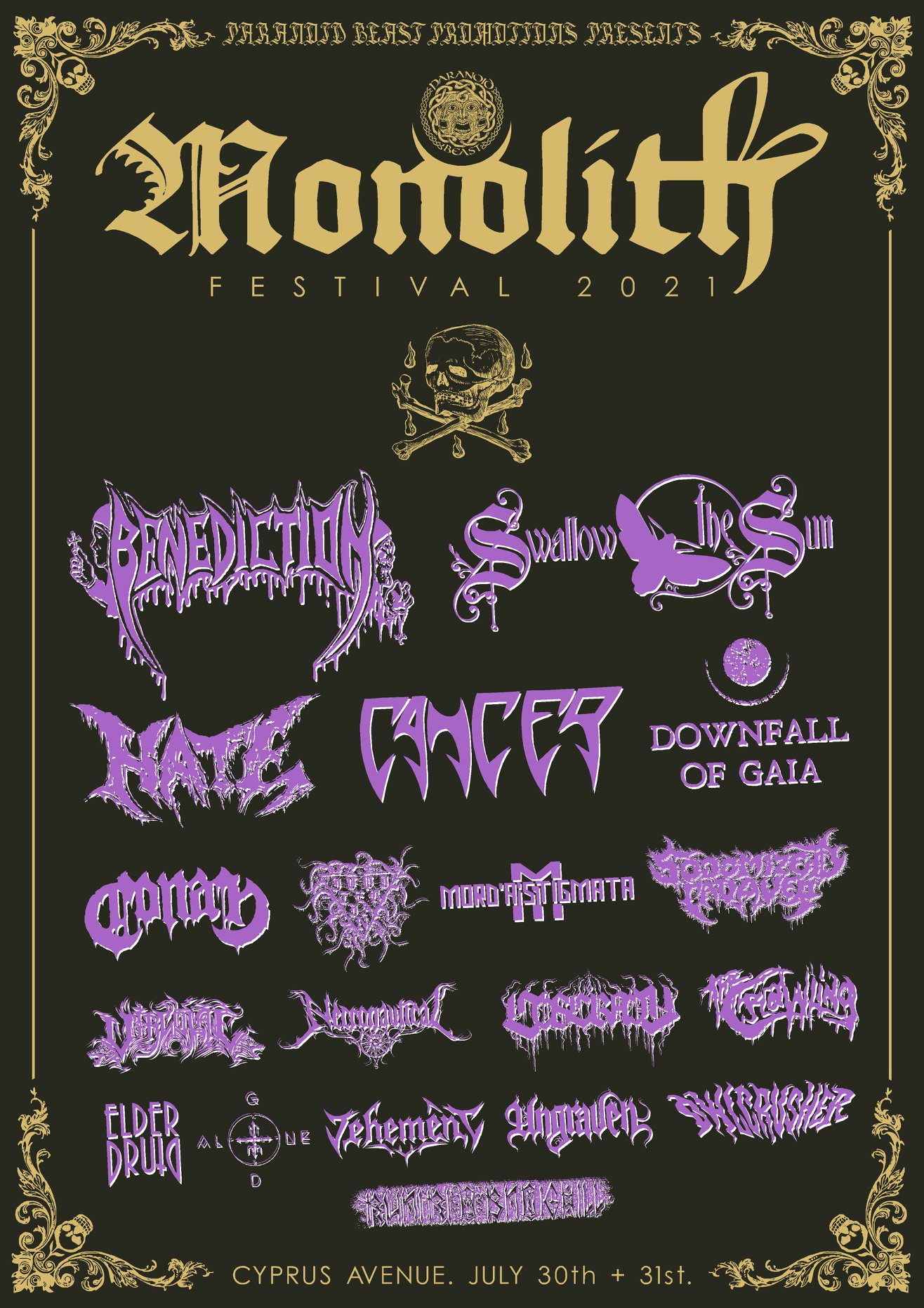 MONOLITH FESTIVAL: Postponed To 30-31st July 2021… | Irish Metal Archive